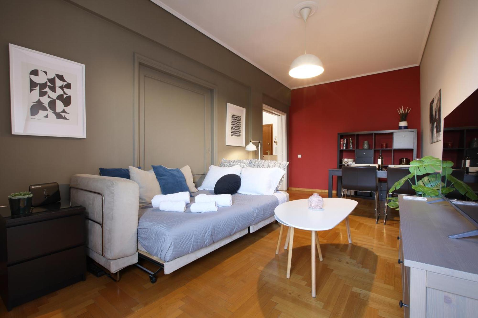 Modern 2Bd Apartment Next To Acropolis Athena Bagian luar foto